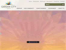 Tablet Screenshot of garden-city.org